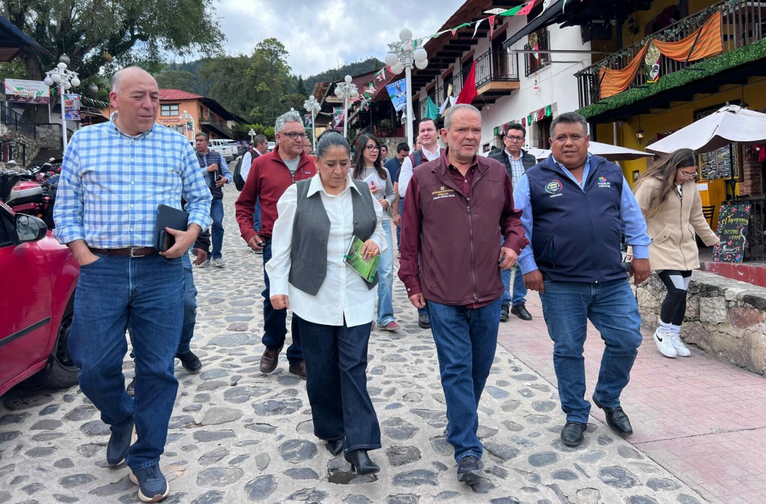 Secturh y SIPDUS supervisan obras en Mineral del Chico