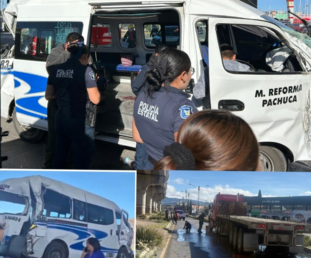 Imprudencia de chafirete dejó cinco lesionados