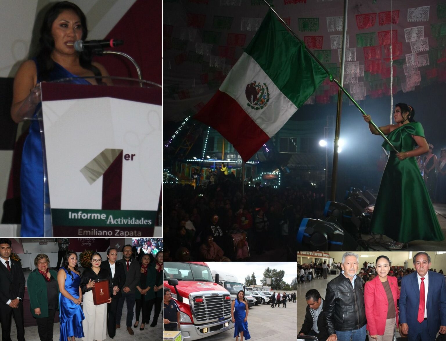 Liderazgo y progreso de Nely Hernández en Emiliano Zapata