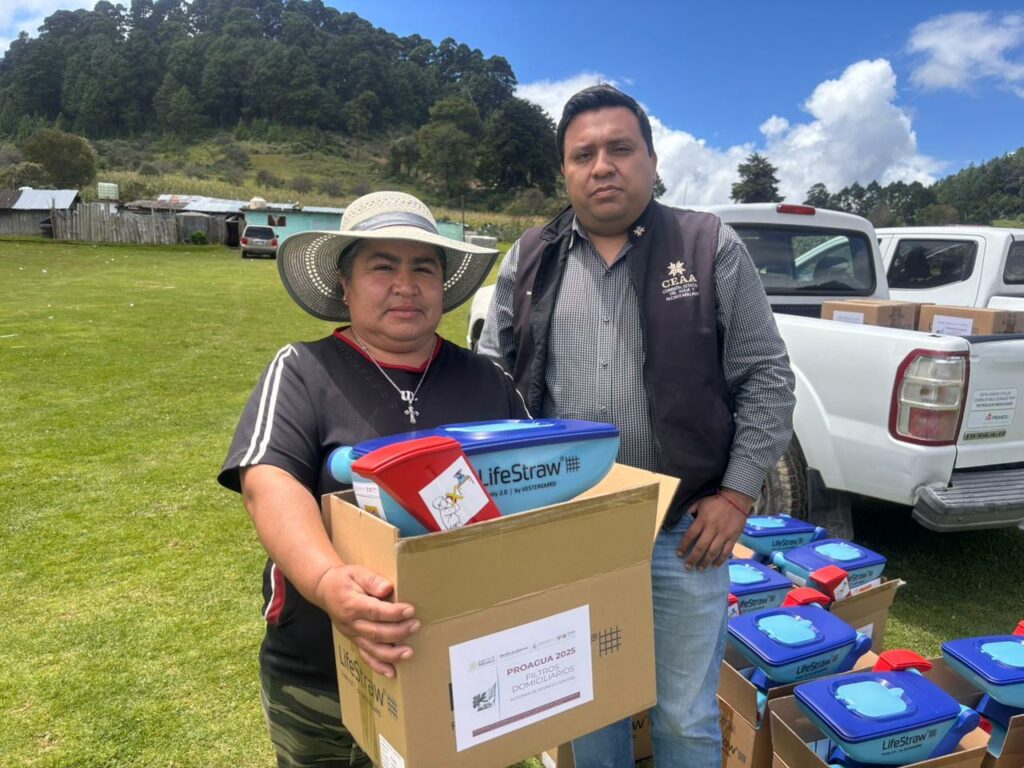 Garantizan agua segura a familias hidalguenses