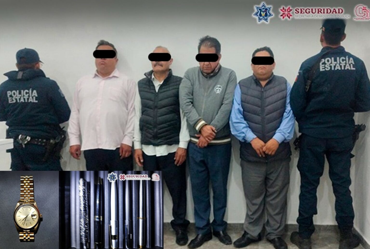 Capturan a ladrones provenientes de la ciudad MX