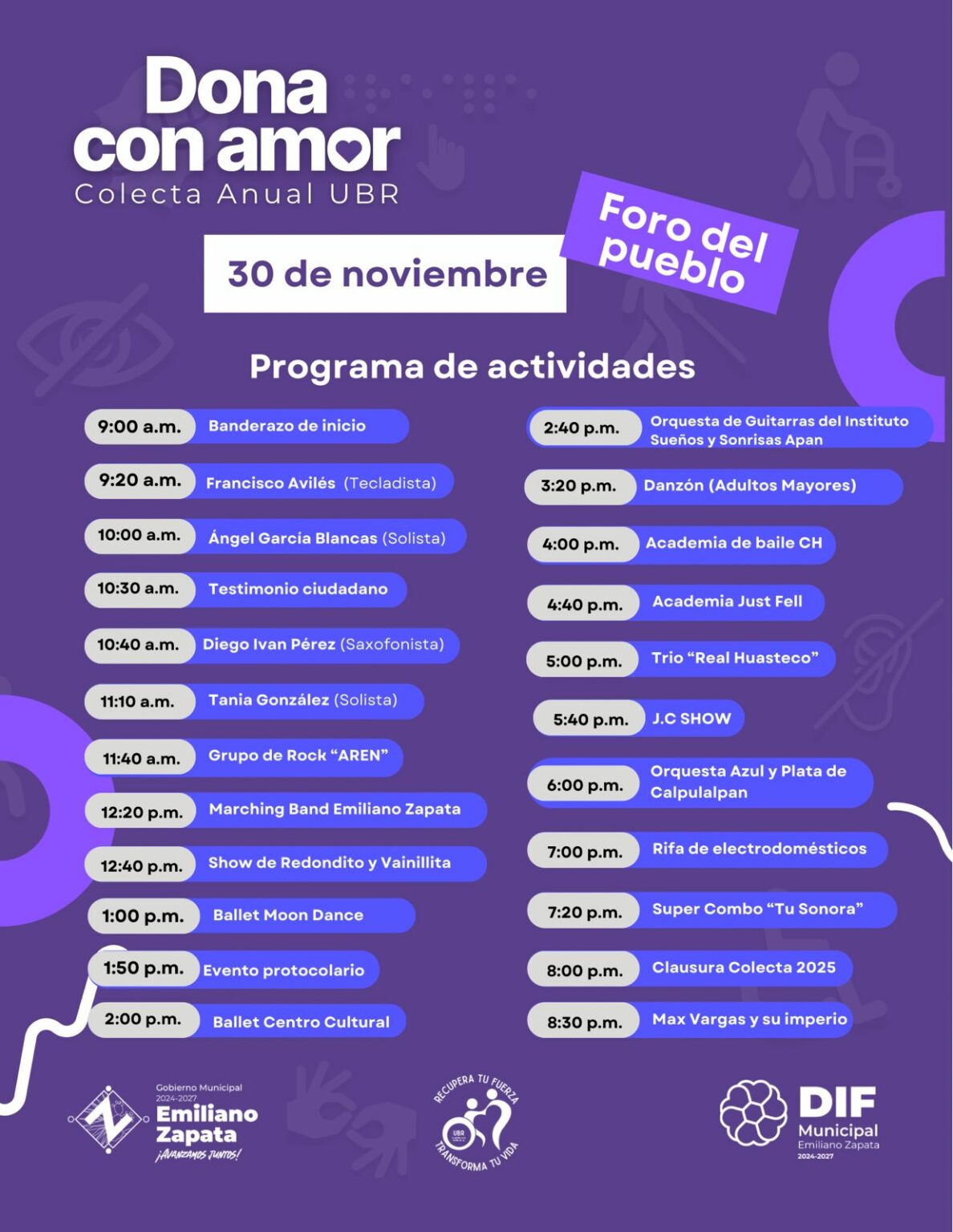 A donar con amor en la Colecta Anual UBR 2025