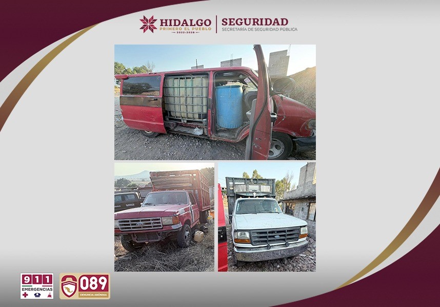 Aseguran siete mil litros de hidrocarburo en Tepeapulco