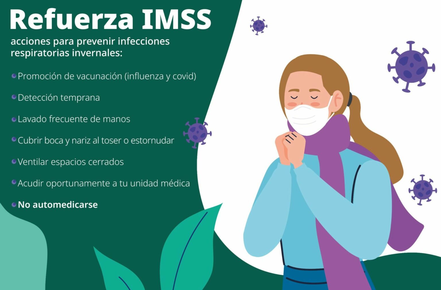 IMSS refuerza acciones para prevenir infecciones respiratorias