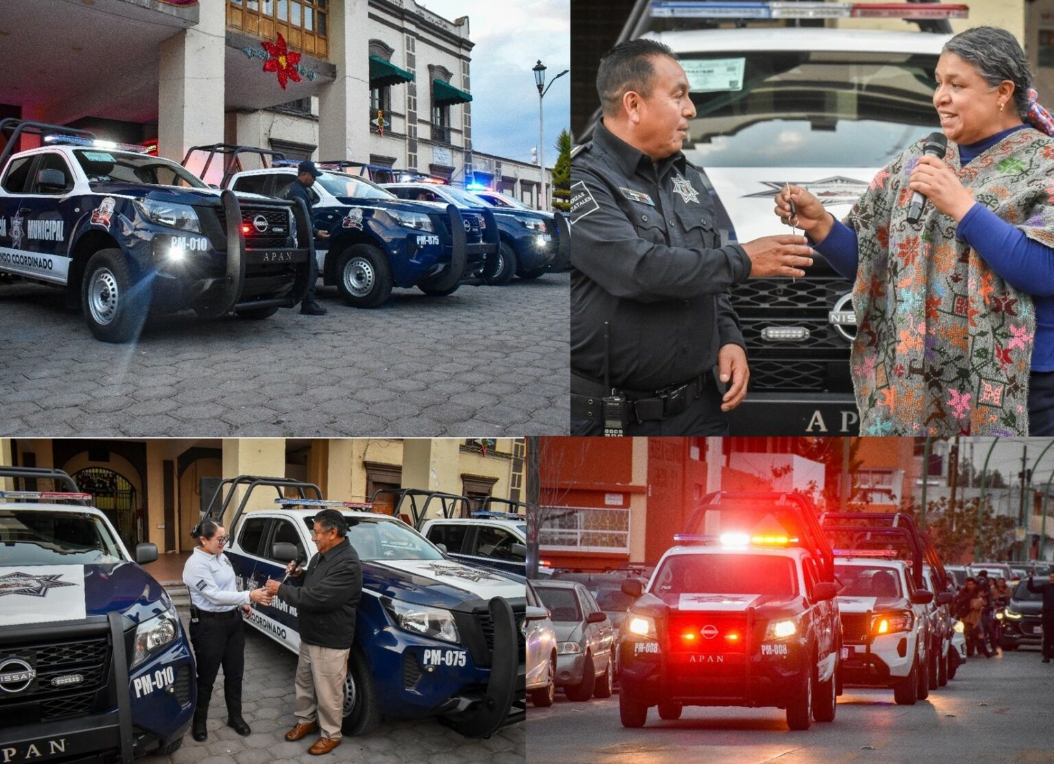 Cinco nuevas patrullas para fortalecer la seguridad en Apan