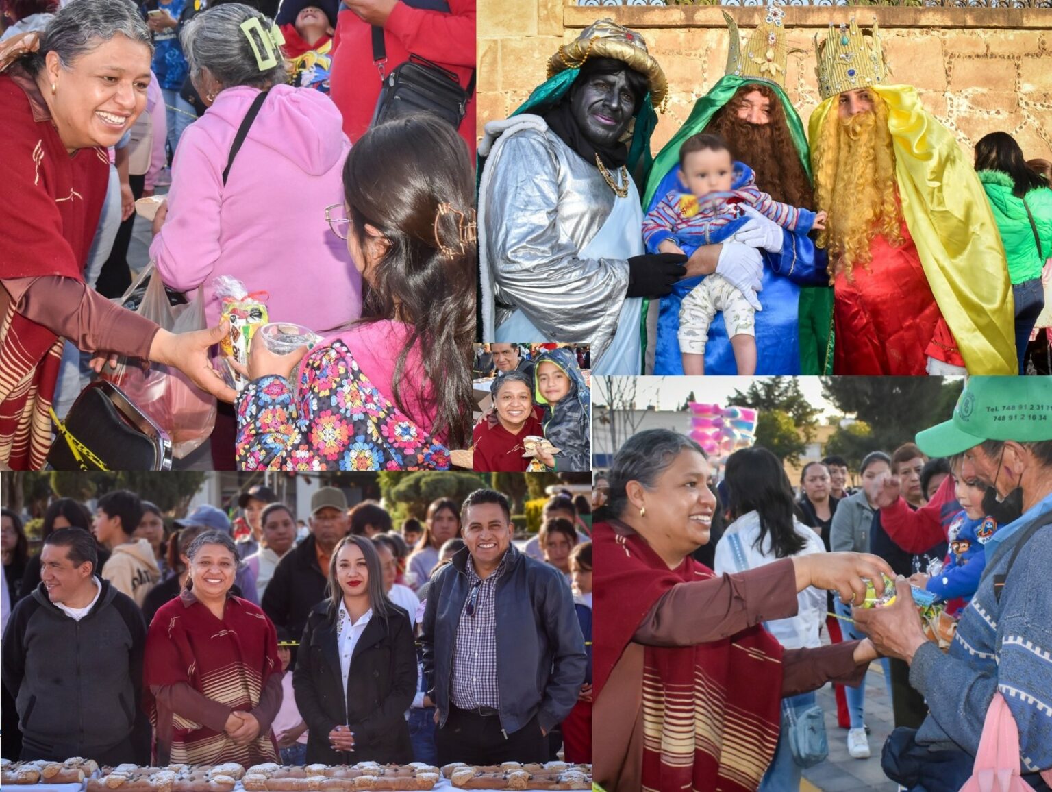 Ambiente de fiesta en la partida de Rosca de Reyes