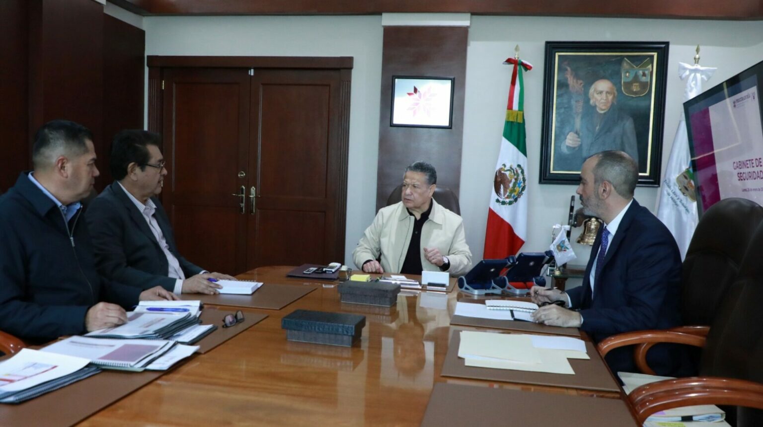 Gabinete de Seguridad de Hidalgo asegura a 26 presuntos generadores de violencia