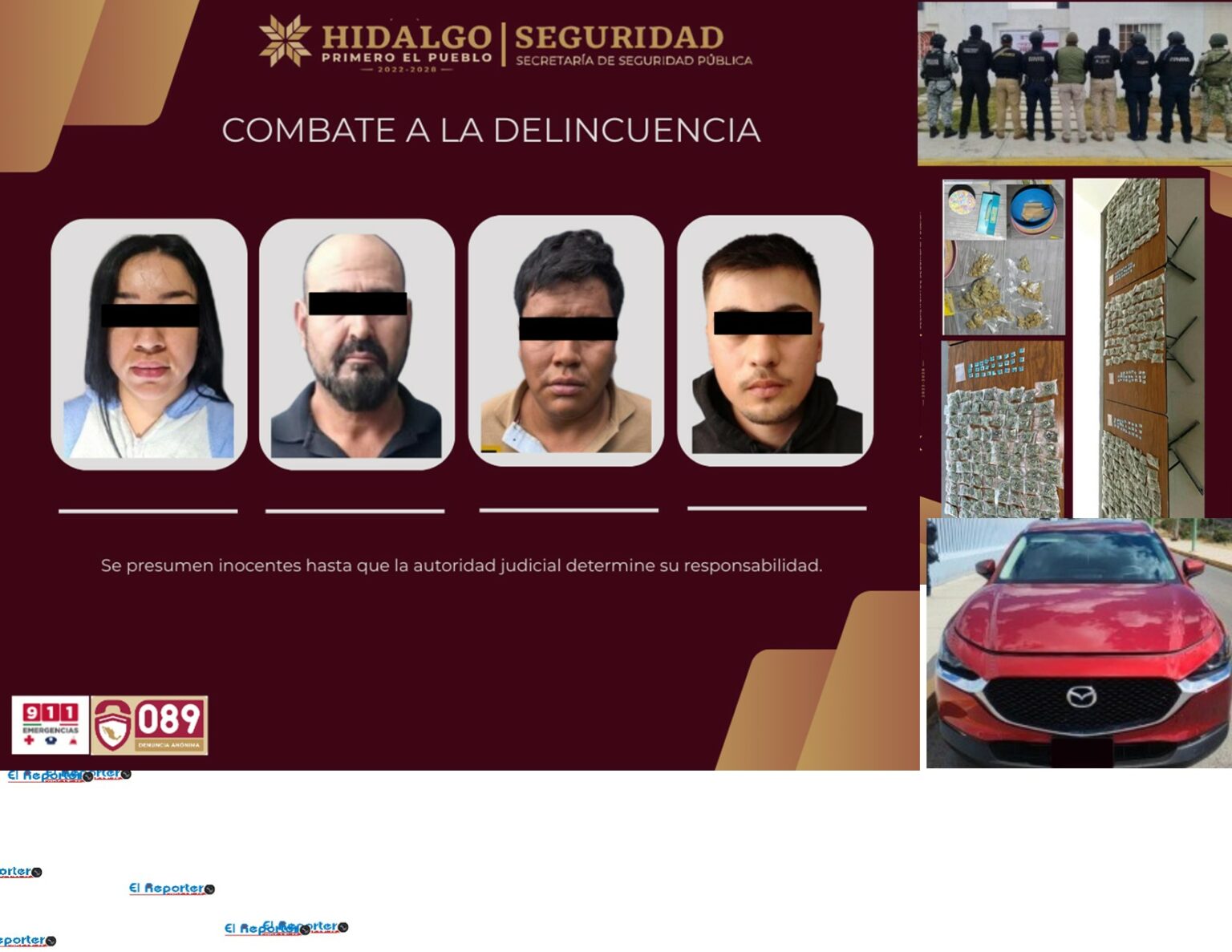 SSPH intensifica acciones contra la delincuencia en Tula y Zempoala