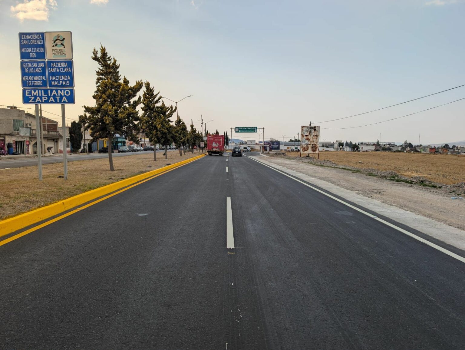 SIPDUS reconstruyó el acceso principal a Emiliano Zapata