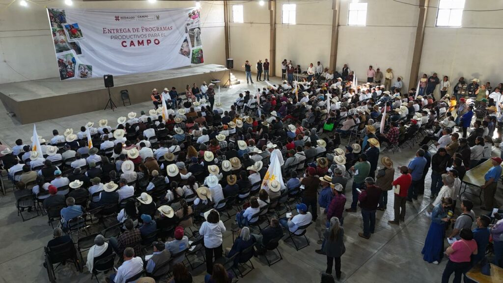 Entrega Hidalgo 12.7 mdp al campo y beneficia a 2,500 familias