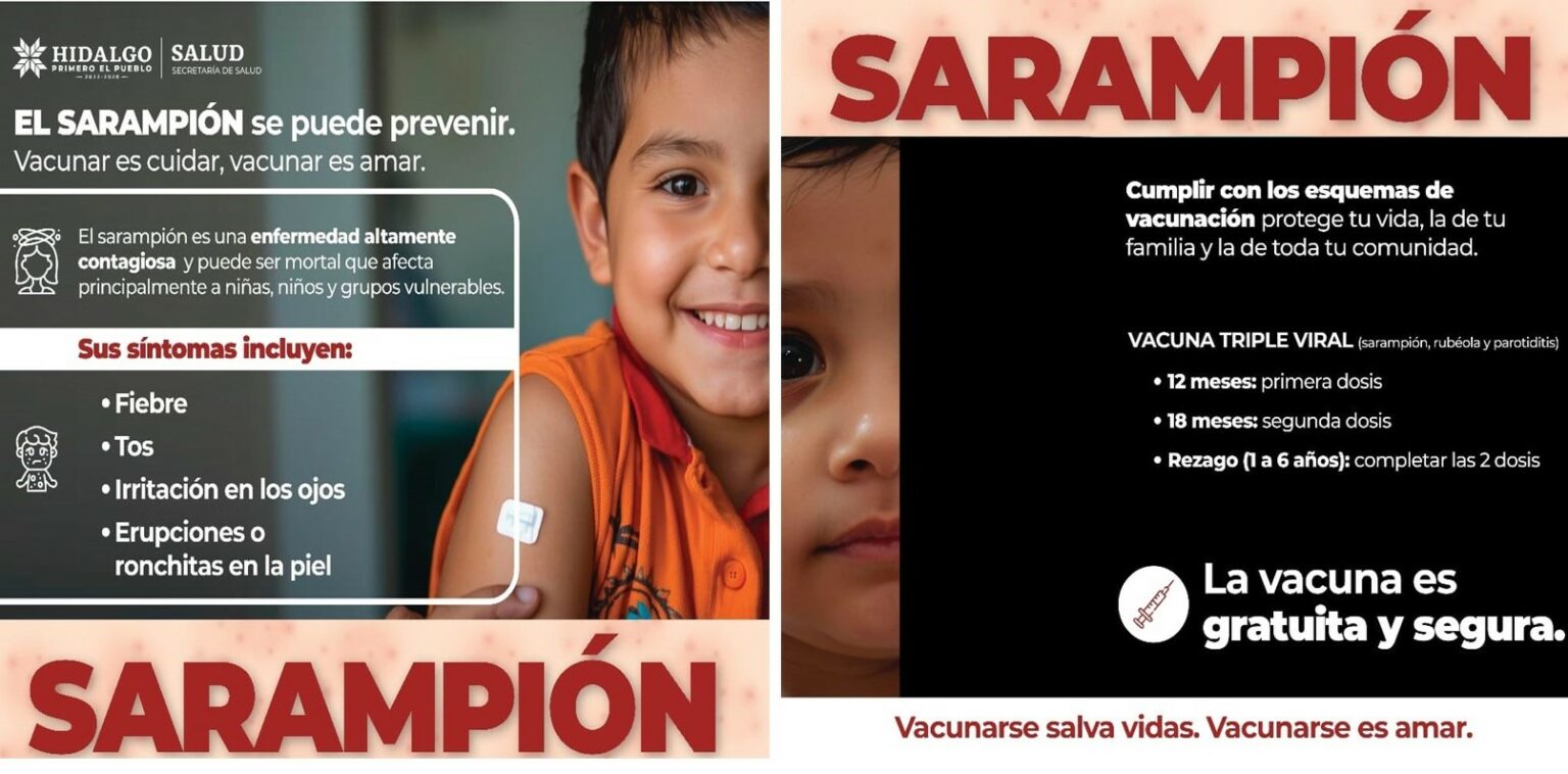 Campaña de vacunación para prevenir el sarampión