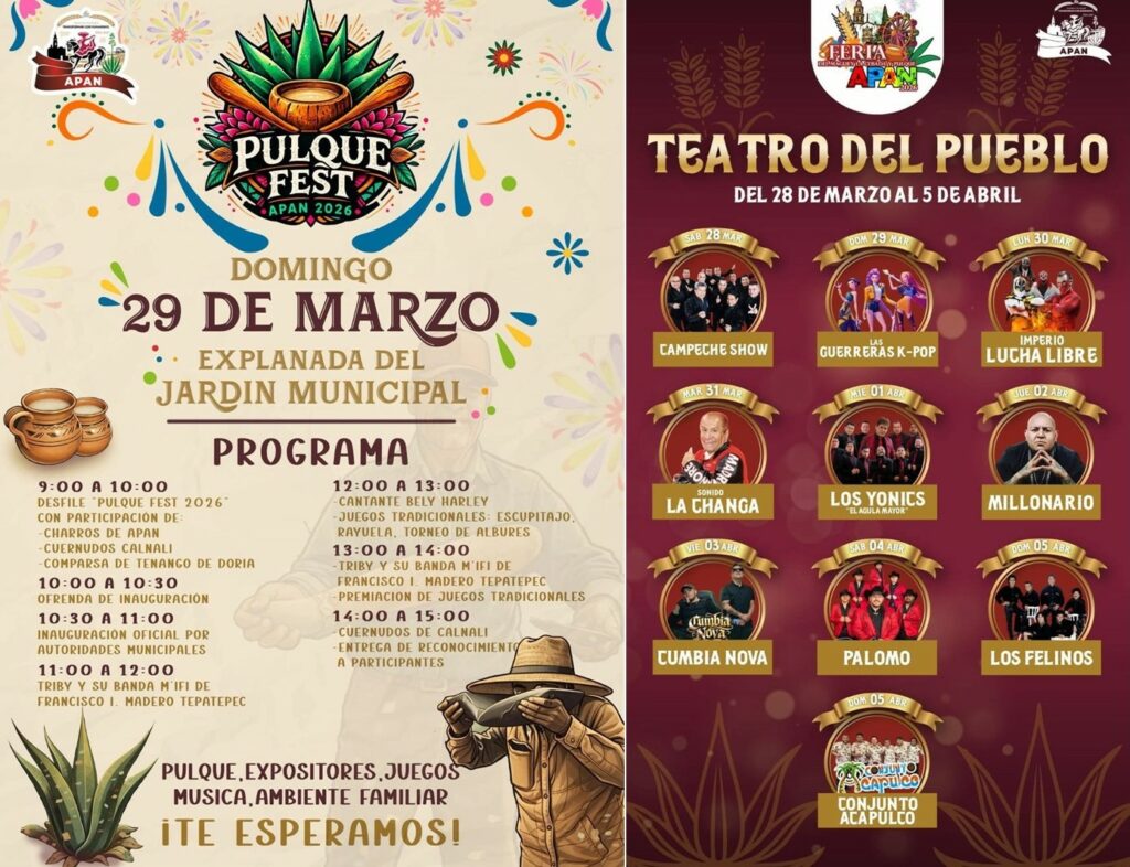 Gran inauguración de la Feria del Maguey y la Cebada Apan 2026