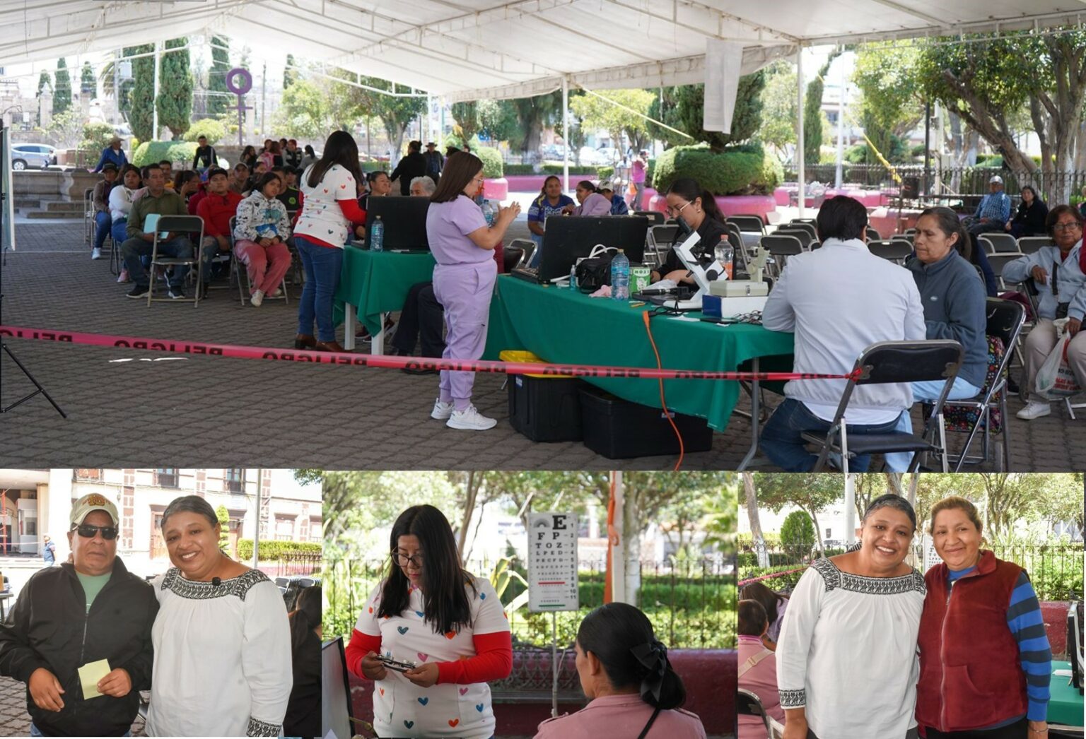 Gobierno Municipal de Apan acerca servicios de salud visual a la población