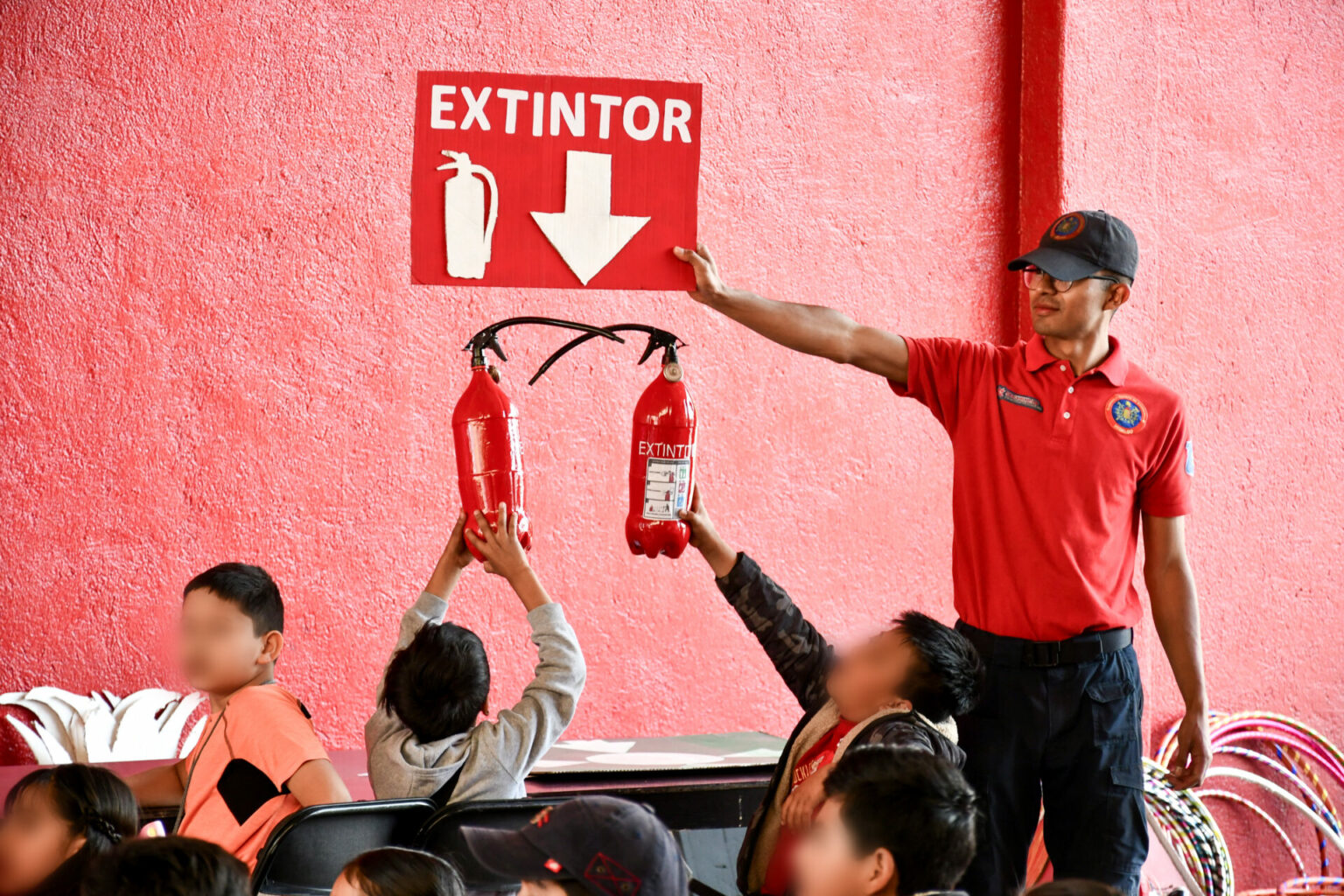Niñas y niños hidalguenses se convierten en bomberos gracias a curso infantil de la SSPH