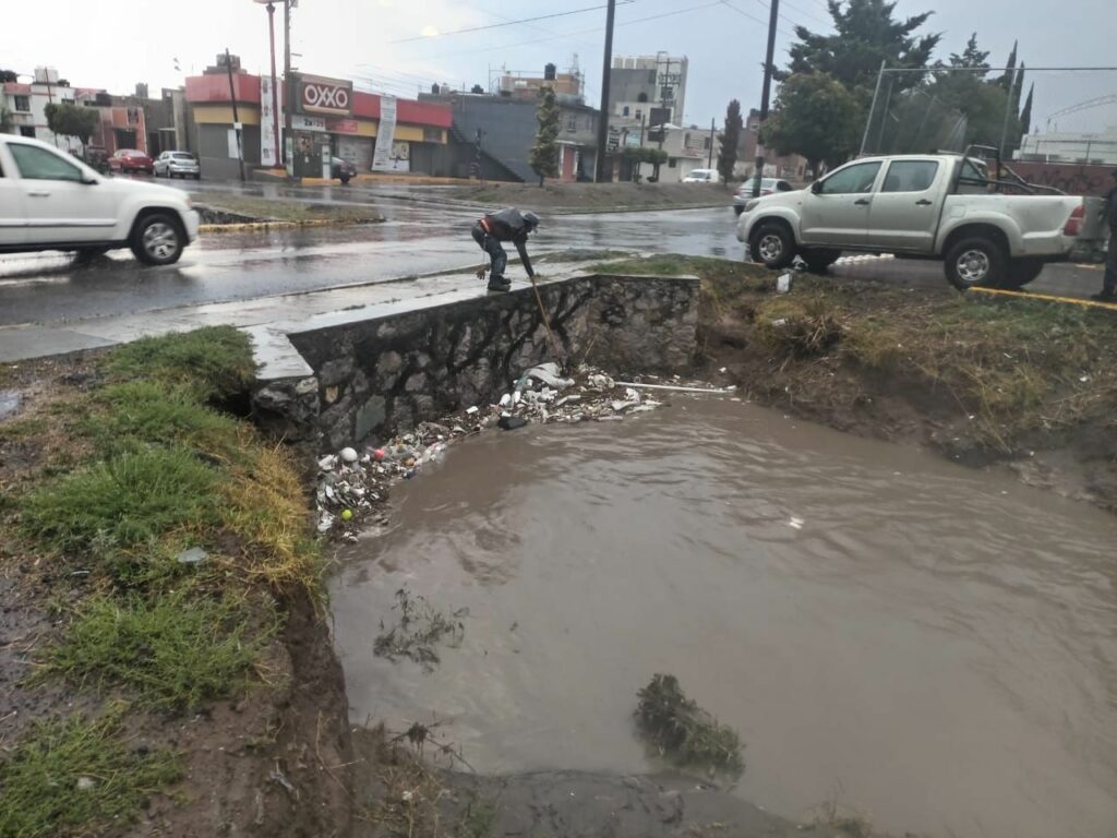 Estragos por lluvias y granizo en gran parte de Hidalgo