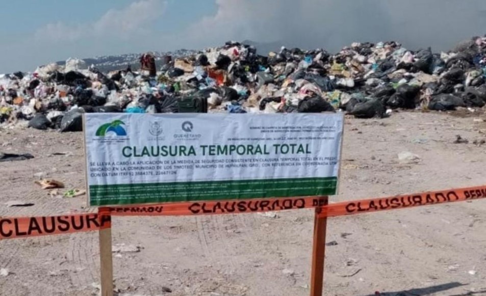 Acumulación de desechos por clausura de basurero municipal