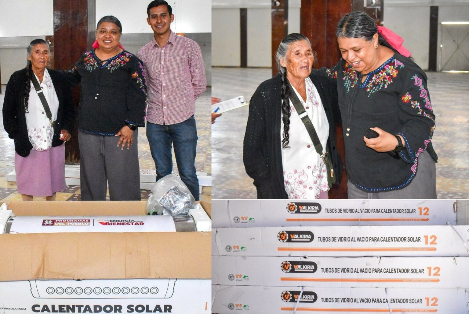 Gobierno Municipal impulsa el bienestar de las familias con entrega de calentadores solares