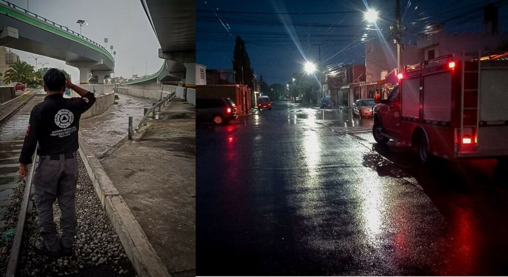 Protección Civil de Pachuca mantiene monitoreo permanente por lluvias en la capital