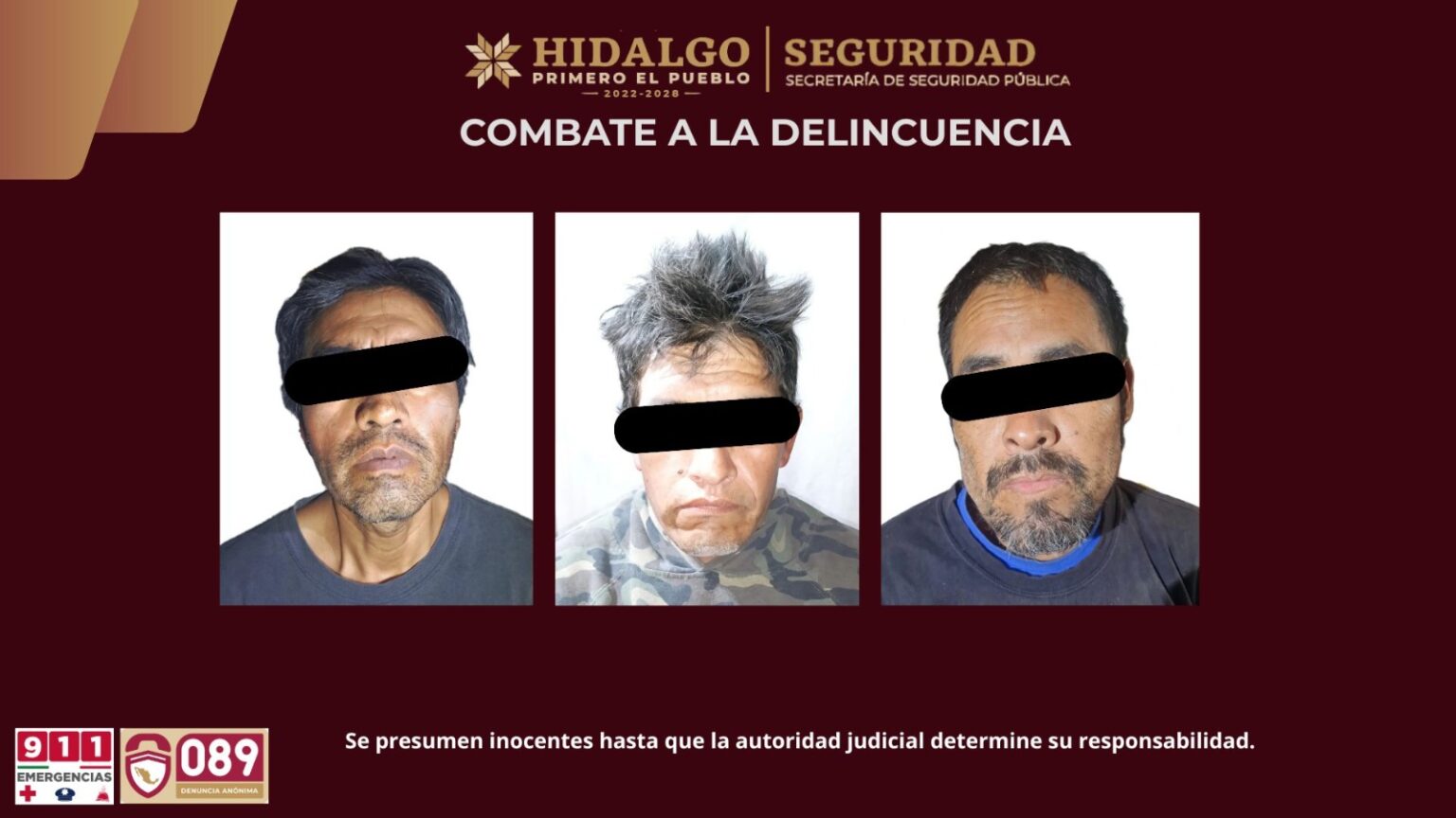 Tras dos cateos, SSPH desactiva dos centros de venta de droga