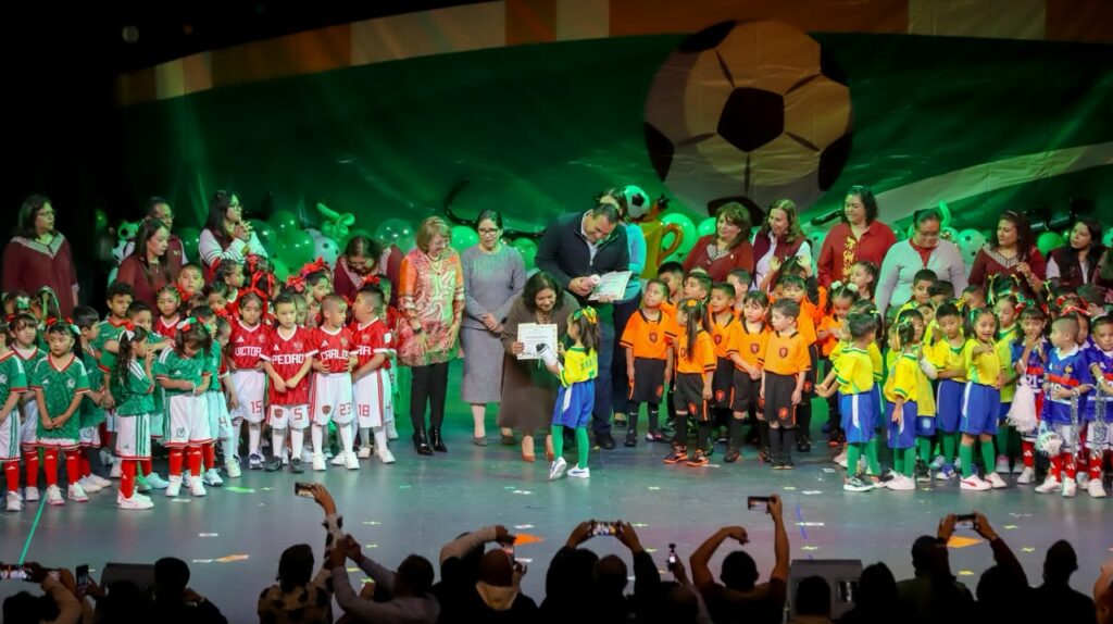 Con celebración futbolera, DIF Hidalgo clausura el ciclo escolar 2025-2026 de los Centros de Atención Infantil (CAI)