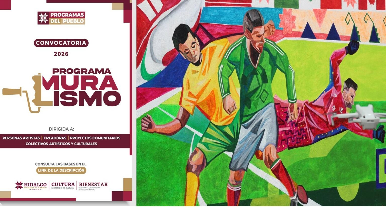 Secretaría de Cultura abre convocatoria del Programa Muralismo 2026