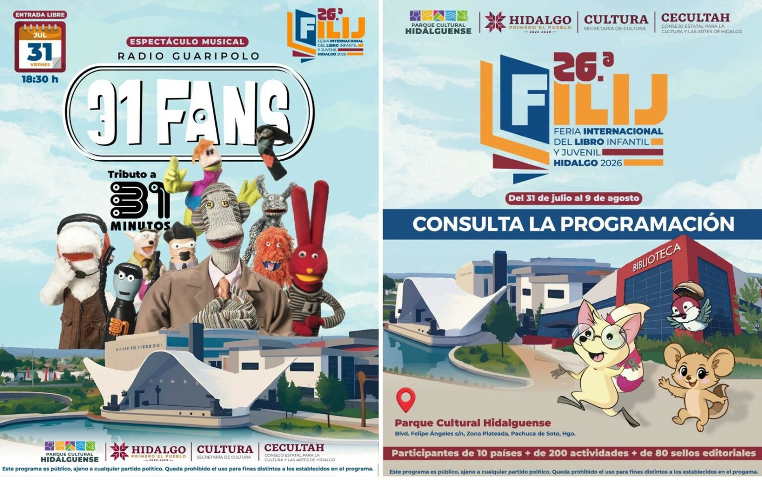 La FILIJ Hidalgo 2026 abre sus puertas con más de 200 actividades para toda la familia