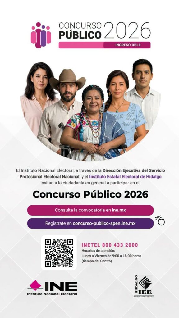 IEEH abre plazas para formar parte del Servicio Profesional Electoral Nacional 2026