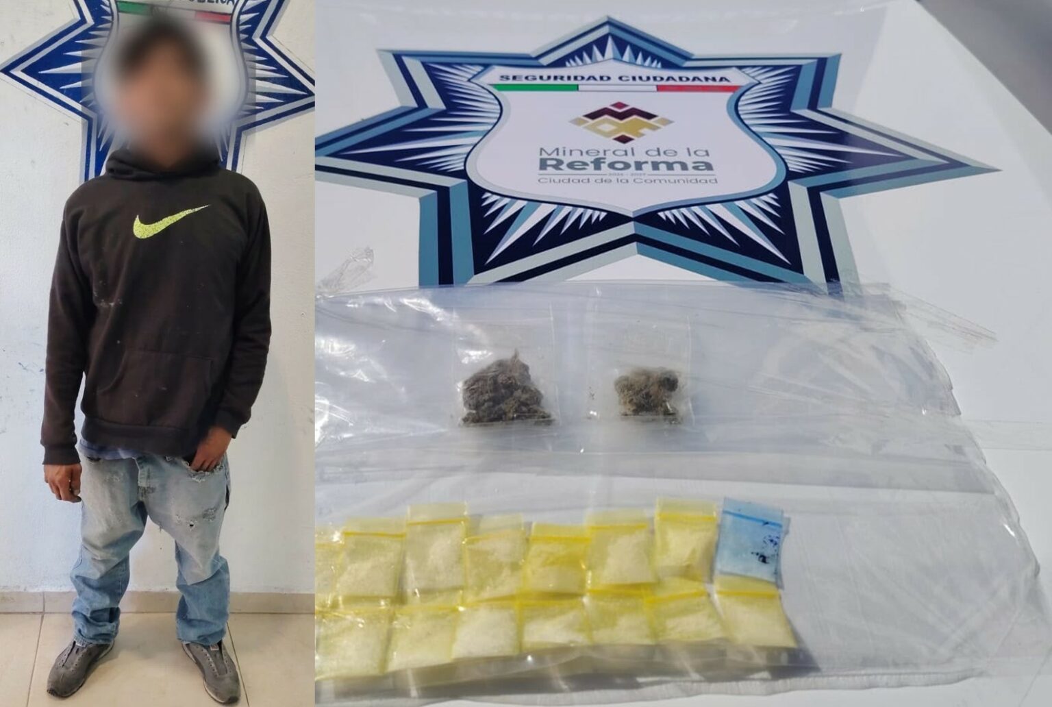 Sujeto detenido por “Conducta inusual”