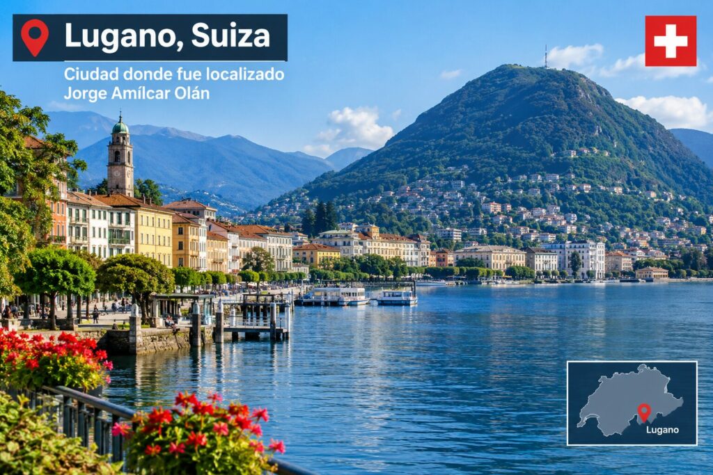 Localizan en Suiza a Jorge Amílcar Olán