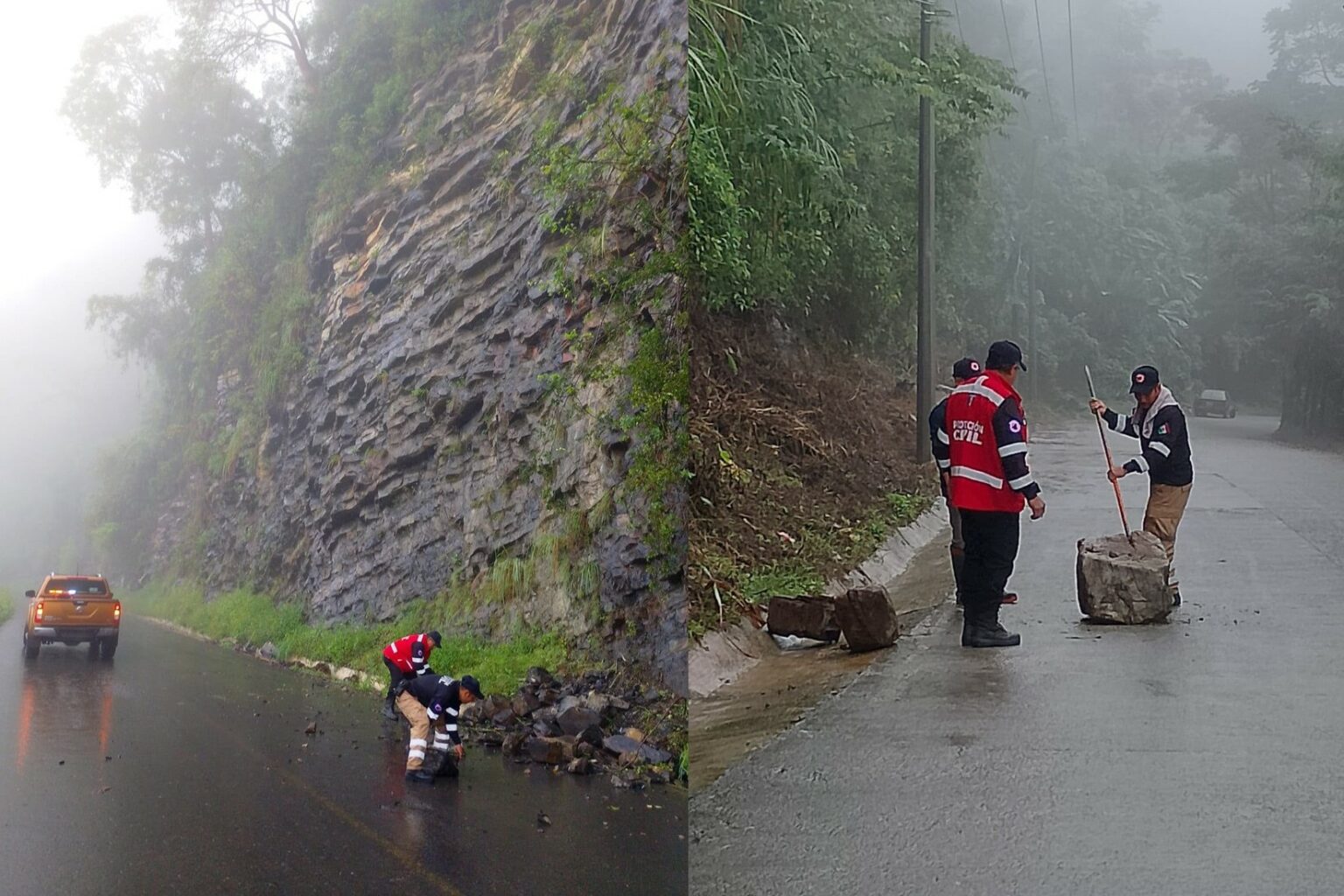 Protección Civil alerta por lluvias y bajas temperaturas en Hidalgo
