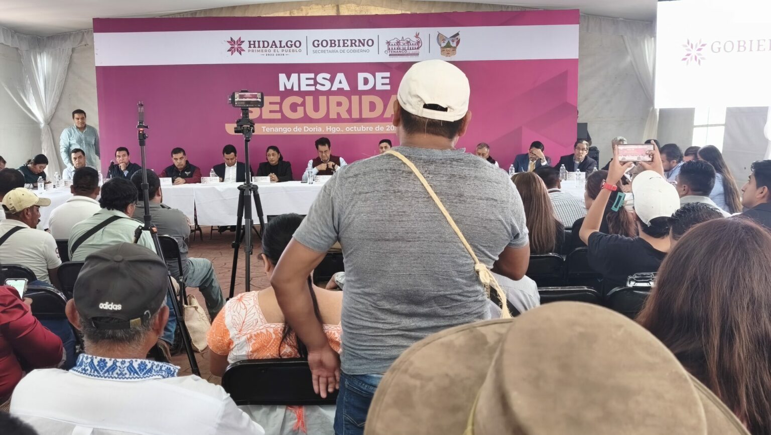 Diálogo abierto y atención directa con la ciudadanía en la Mesa de Seguridad de Tenango de Doria