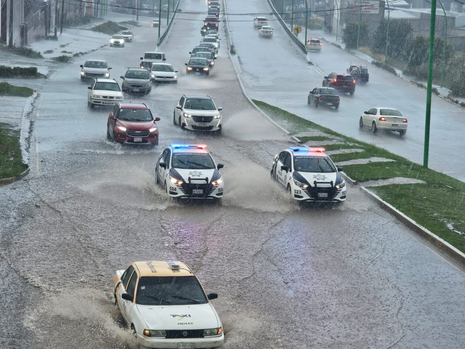 Mineral de la Reforma activó el Comité de Emergencias por lluvias
