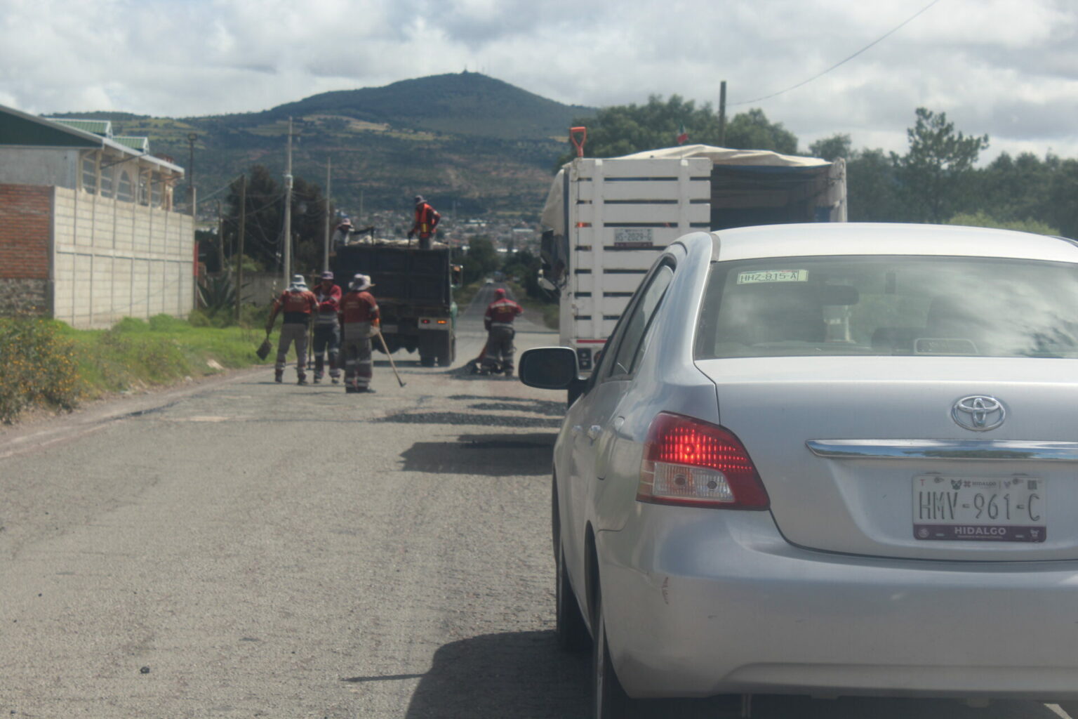 Bachean carretera Tepeapulco-Tlanalapa