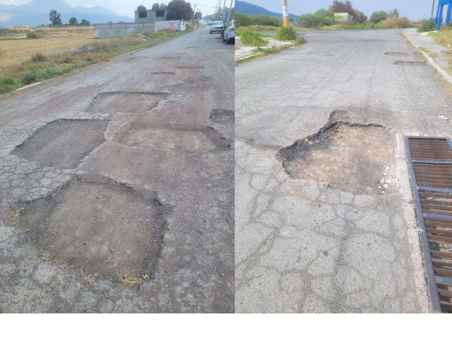 Tlanalapa, entre baches y abandono; vecinos reclaman falta de gobierno de Abril Martínez