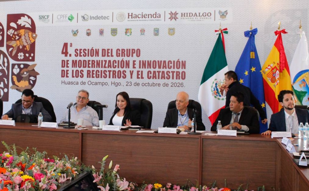 Hidalgo, punto de encuentro nacional e internacional para la modernización catastral